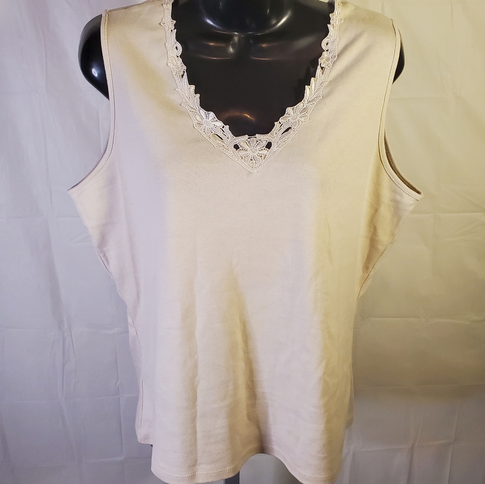 Ann Taylor cream shirt
